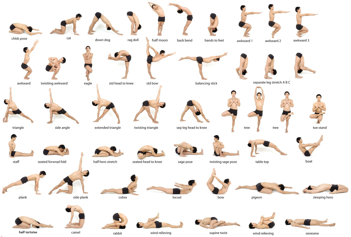 Yoga poses for great health